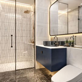 Mandani Bay Quay 1 Bedroom – Bathroom