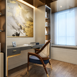 Mandani Bay Quay 2 Bedroom – Study Room