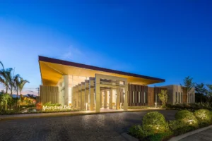 Mandani Bay Show Gallery Facade Night