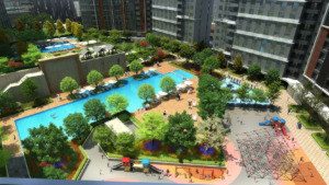 Mandani Bay - Standard View of Amenity Deck